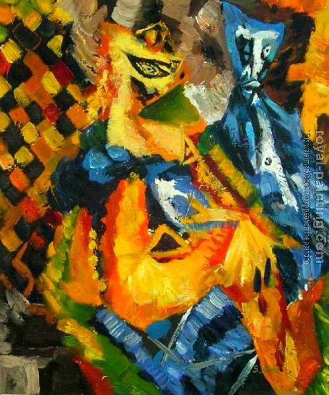 Hand Painted : Modern oil painting Hand Painted : Modern oil painting